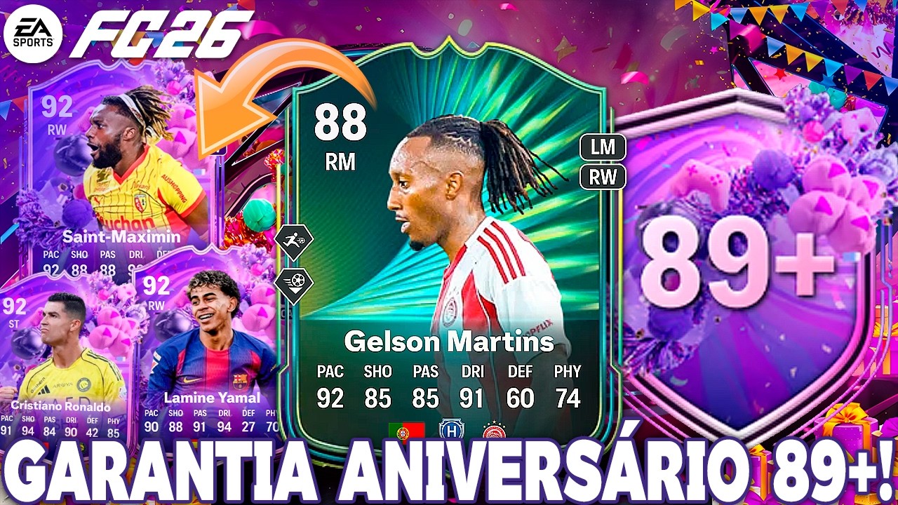 FC 26 | 💥 DME GARANTIA ANIVERSÁRIO 89+ / DME GELSON E NOVA EVOLUÇÃO