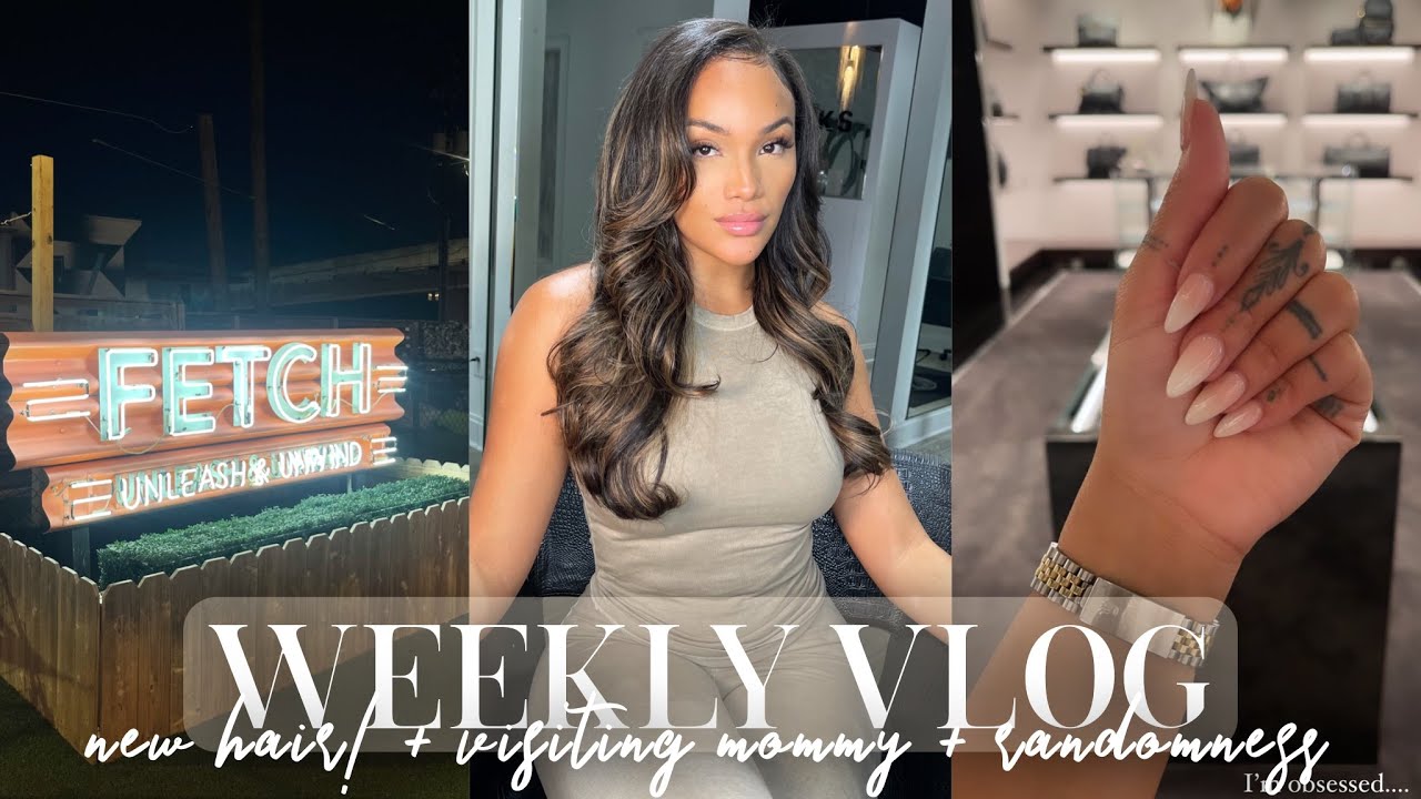 WEEKLY VLOG! NEW HAIR WHO DIS?! HANGING W/ MOMMY + PIERCE SHOP + RANDOM & MORE | ALLYIAHSFACE VLOGS