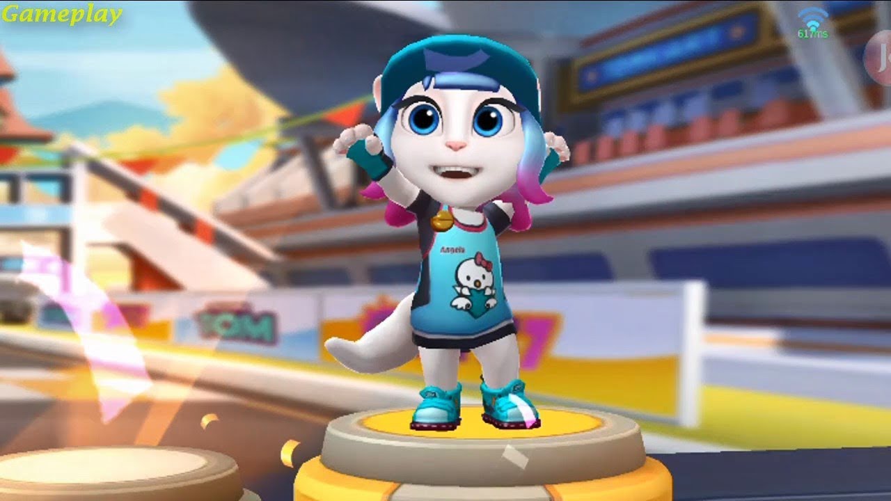 Talking Tom Karting  Android Gameplay  #7- TALKING ANGELA  New Outfit Unlocked