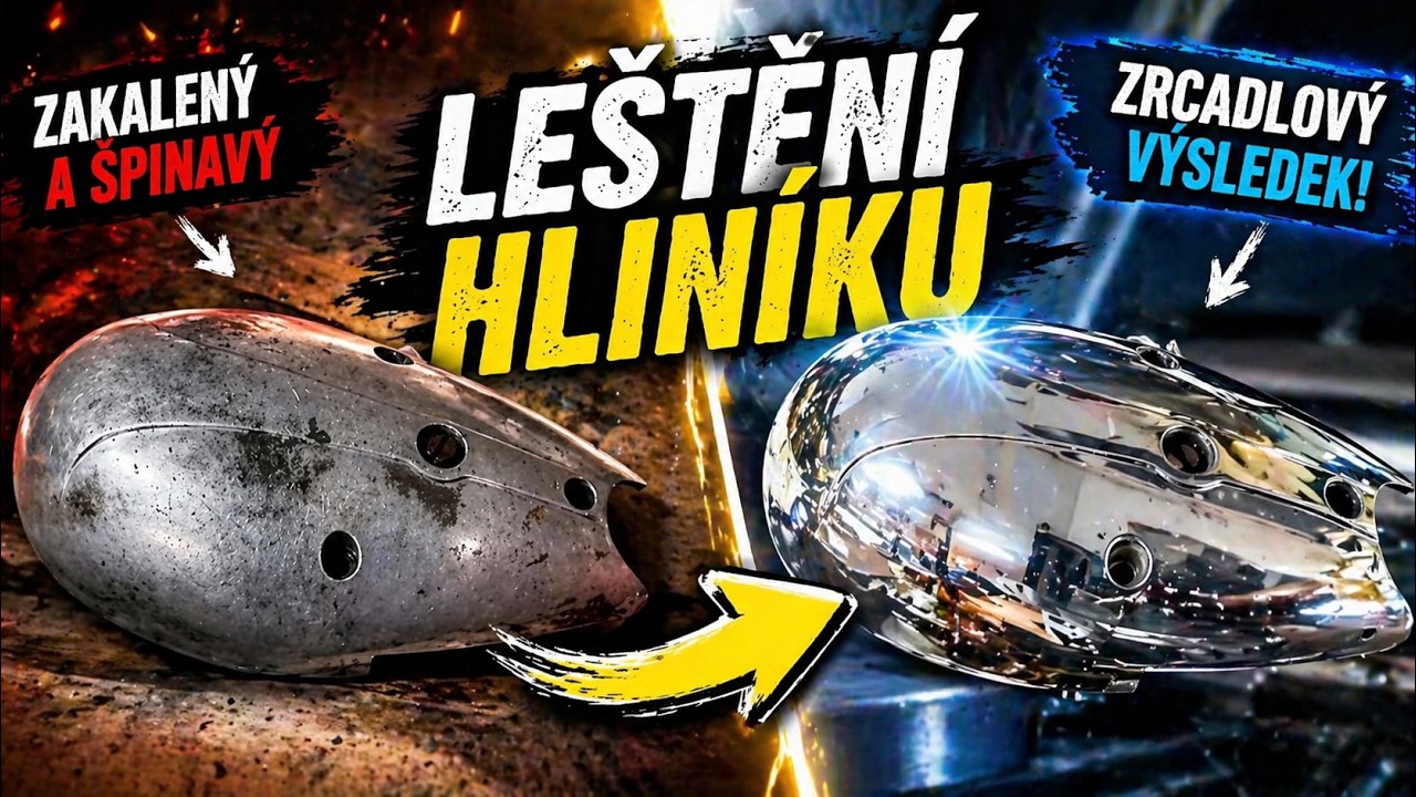 Leštění hliníku v domácích podmínkách - jak na to | Jawa 05 - renovace | Projekt BROWNIE PART 3,5. |
