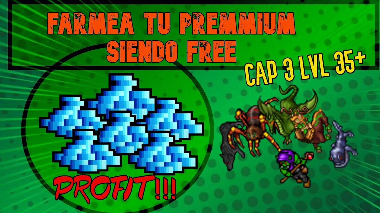 FARMEA TU PREMIUM SIENDO FREE CAP 3. LVL 35+