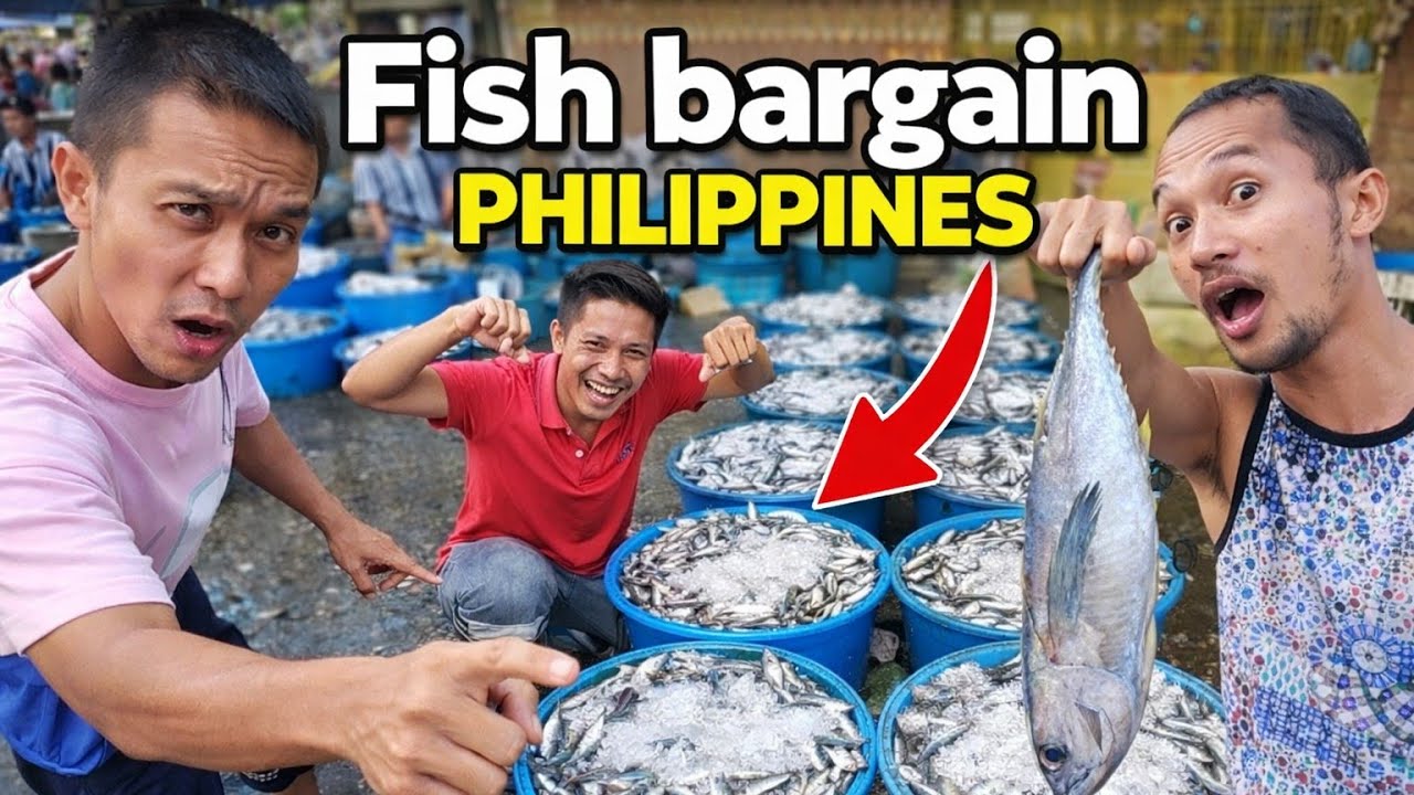 Fresh fish market in Bagsakan Tambacan, Iligan City 🇵🇭