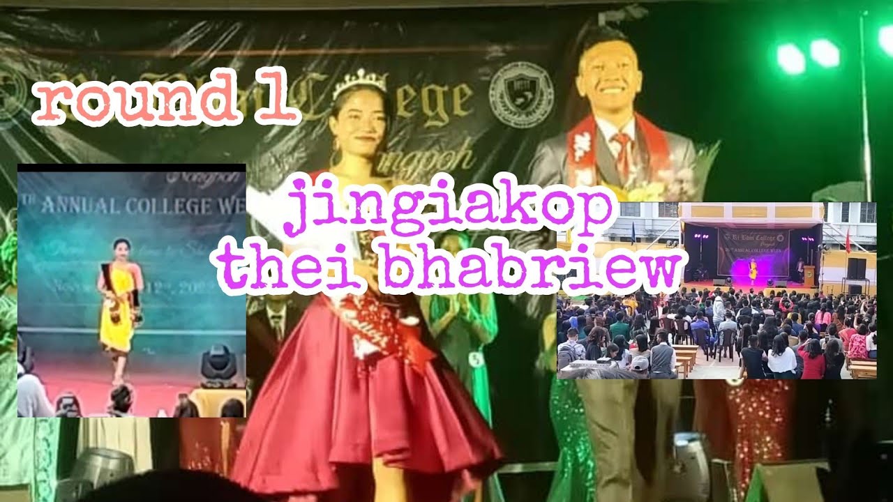 Miss Ri Bhoi traditional attire Ri-Bhoi college girls first round