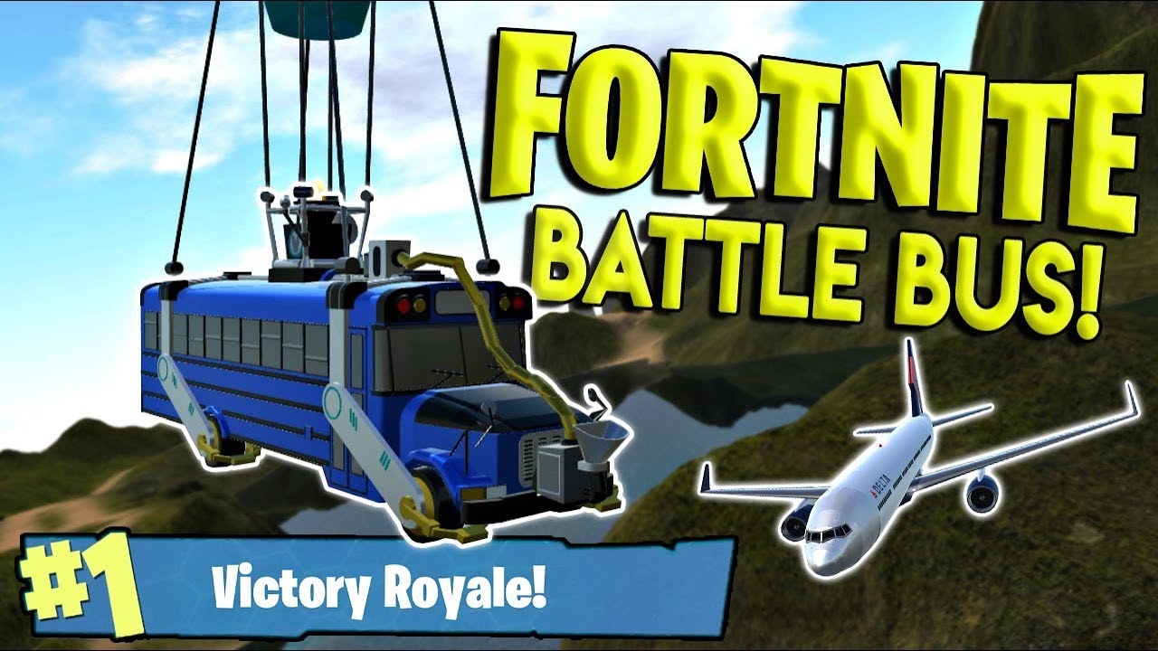 BEST FORTNITE BATTLE BUS & REALISTIC 767 PLANE! - Simple Planes Creations Gameplay - EP 15
