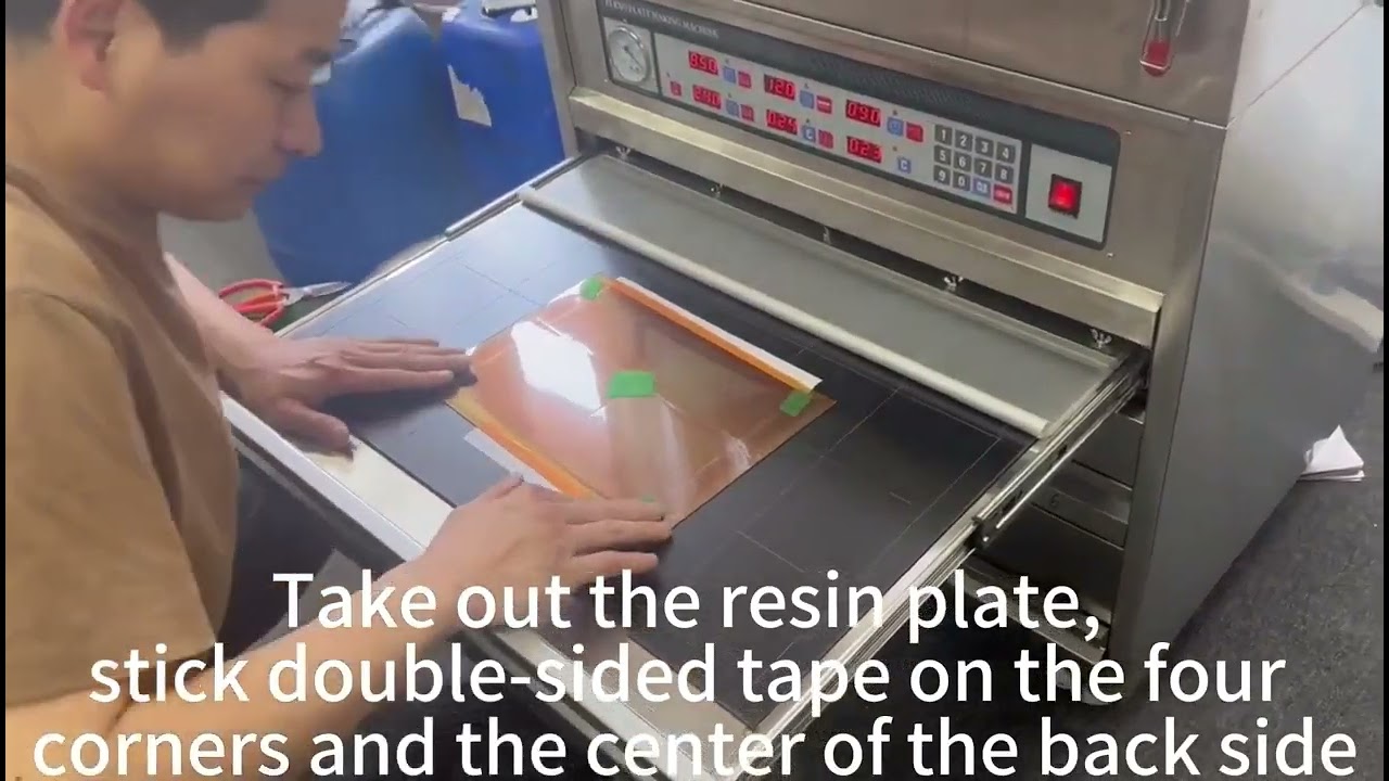 Flexo Plate Making Machine Operation Video 2-Used with Flexo Printing Machine-Raloyal