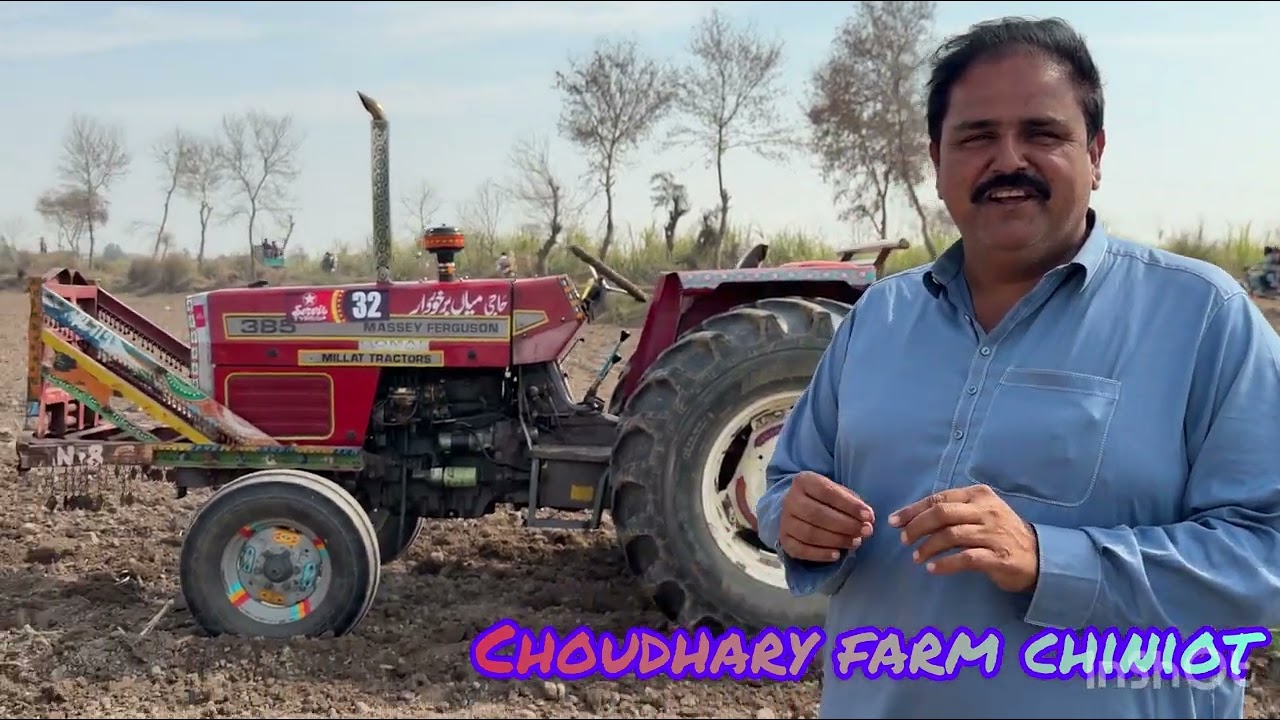 Brother Riaz Makhdoom Turbo power Trector in Chiniot