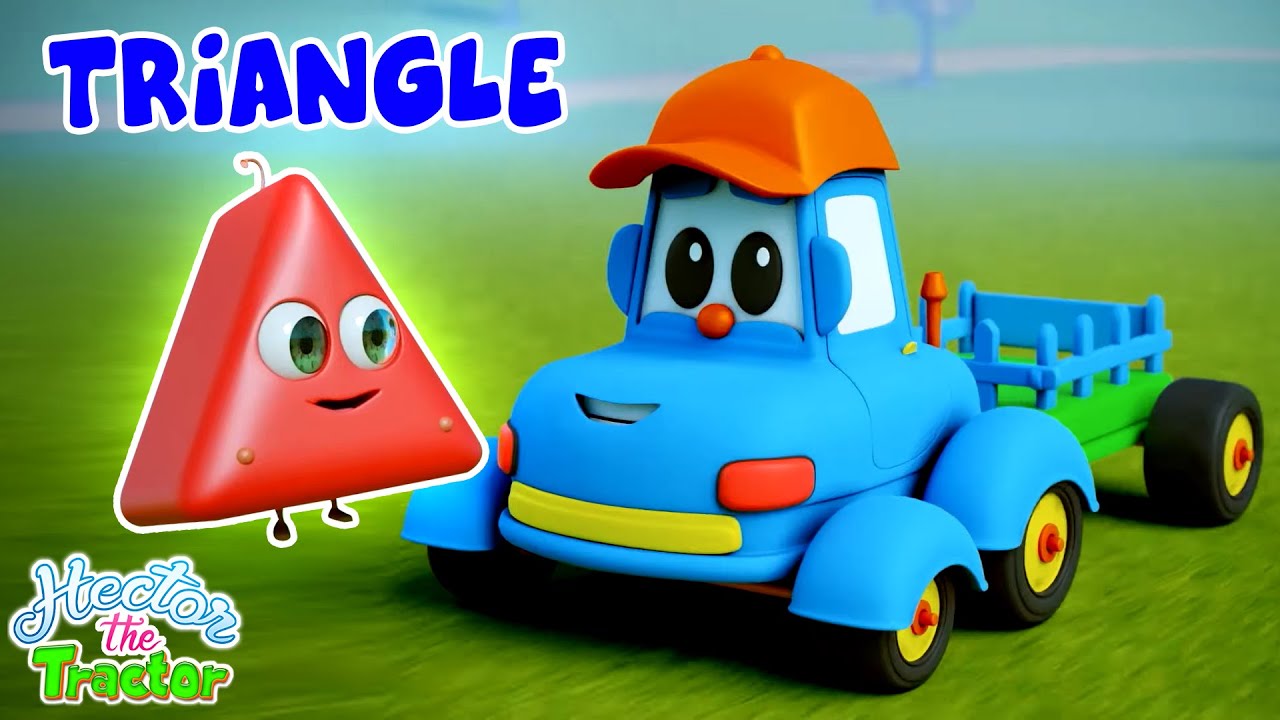 Learn Shapes with Hector the Tractor + Educational Videos and Kids Songs