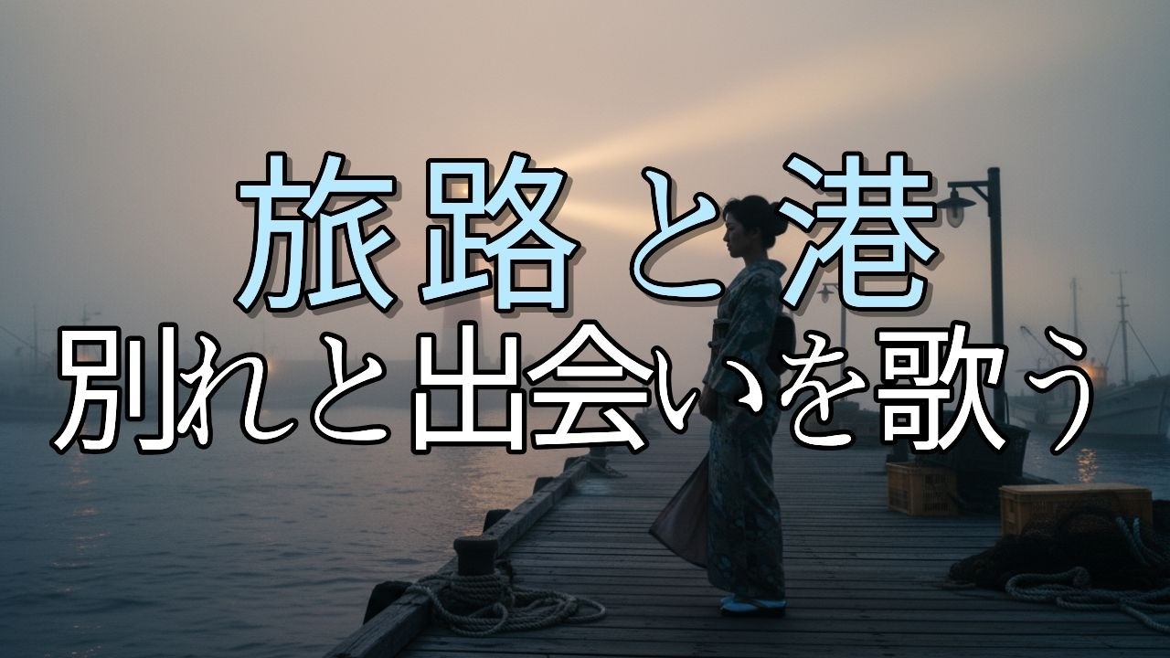 【旅と港の演歌10選】終着駅・別れの駅・港町ブルース | さすらいの旅路を歌う | 演歌ラウンジ vol.129