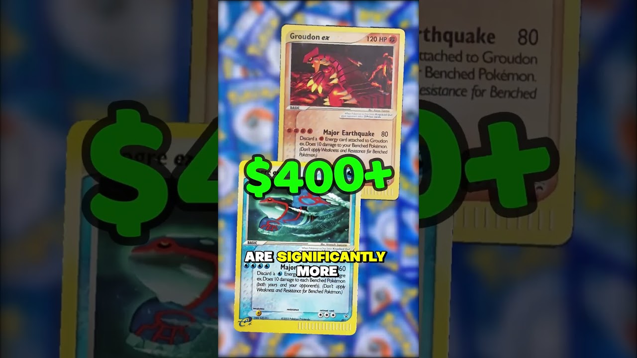 Have you seen these Kyogre or Groudon cards before?