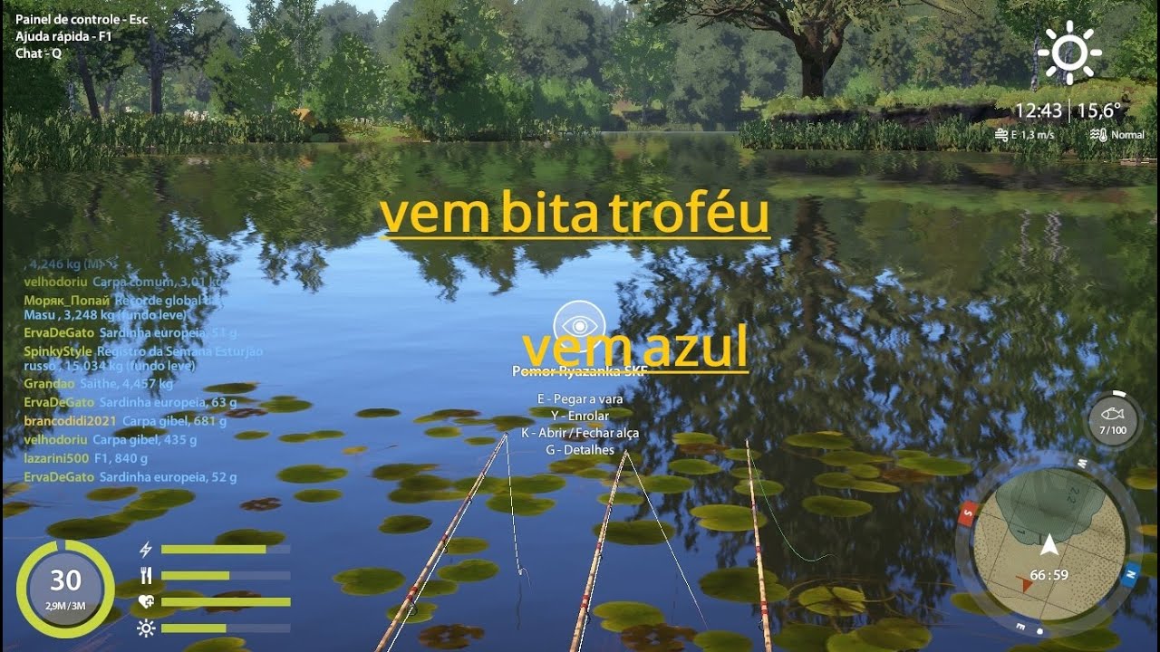 em busca do troféu azul