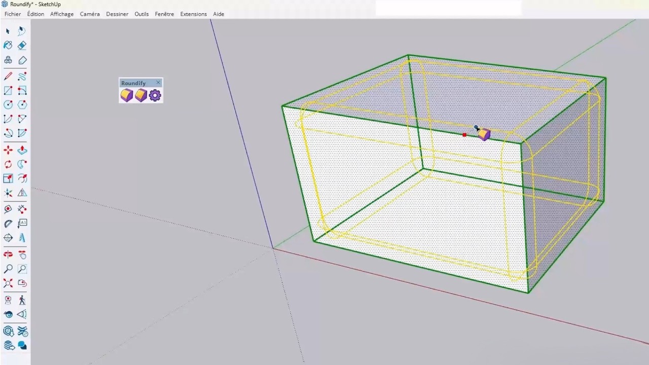 Roundify - Create clean fillets and chamfers with ease and precision in Sketchup.
