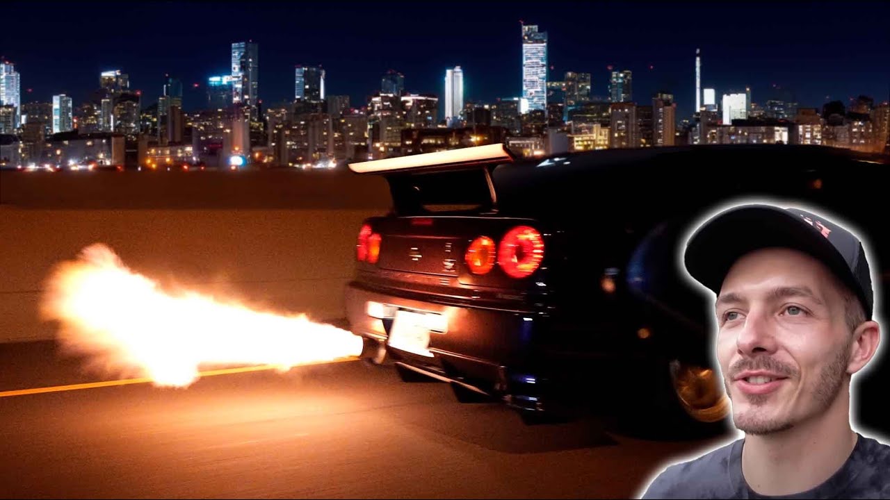 Гонки на Adam LZ на моем R34 GTR