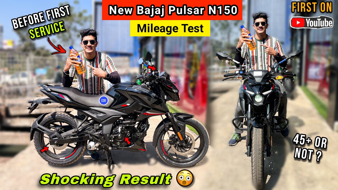 2024 Bajaj Pulsar N150 Dual Disc Mileage Test | Shocking Result 😱 | Pulsar N150 Mileage | In City |