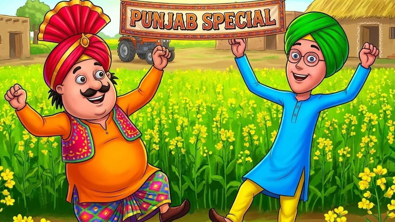 Motu के खेत से चोरी!! | Motu Patlu Punjab Special | Motu Patlu | मोटू पतलू