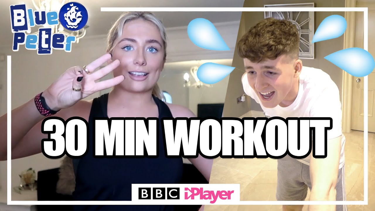 SAFFRON BARKER: 30 min FULL HIIT workout w/ Adam Beales