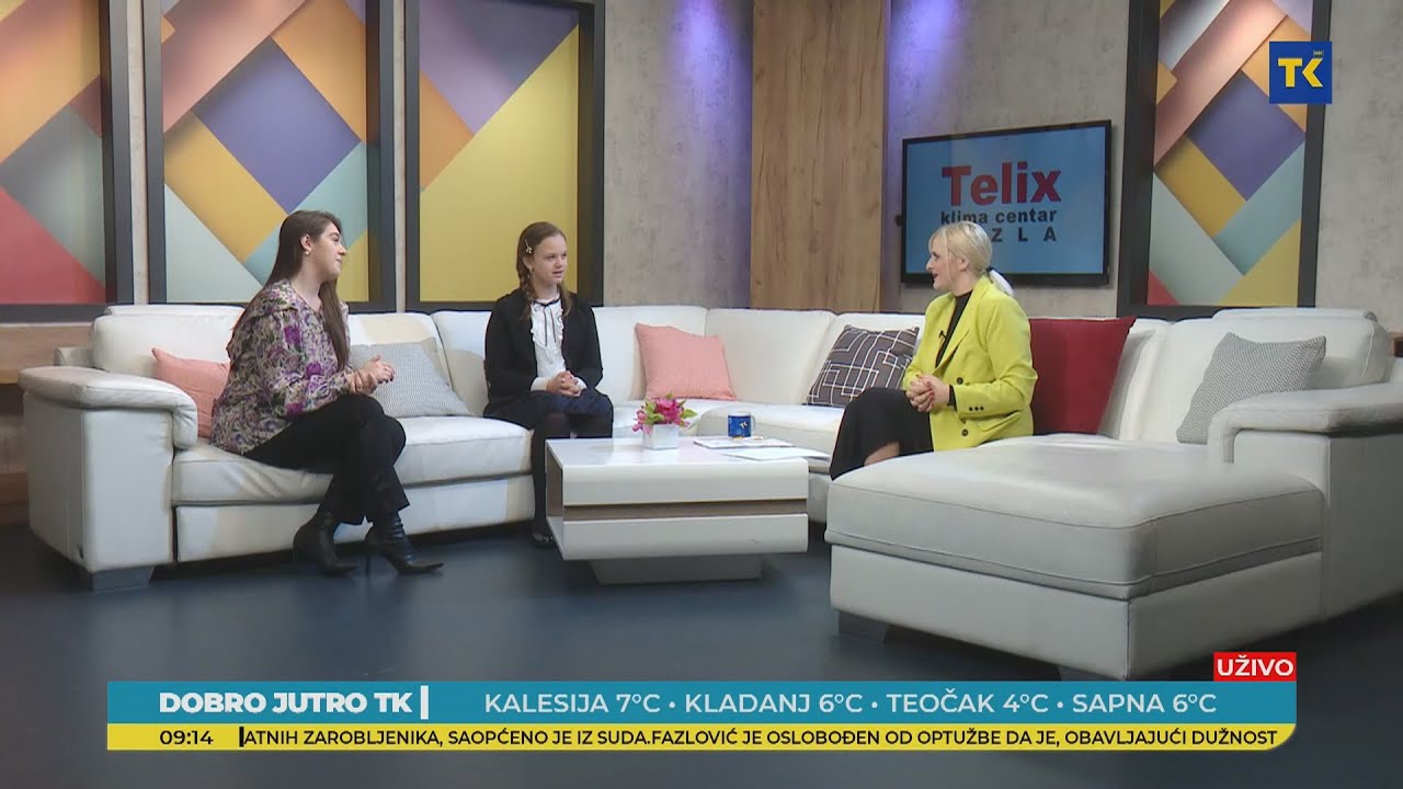 DOBRO JUTRO TK | Sarah Skopljak i Emina Sarvan, Osnovna muzička škola Tuzla
