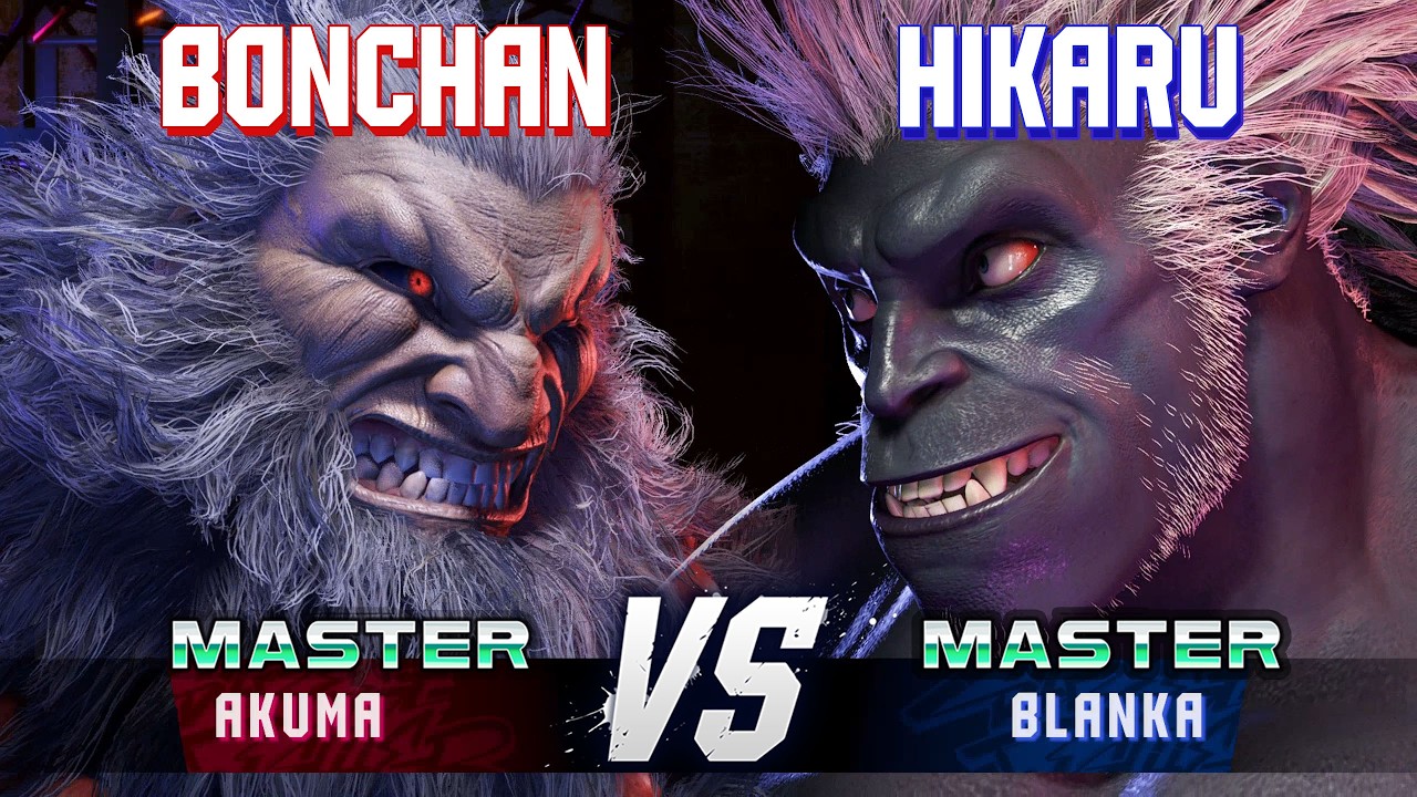 SF6 ▰ BONCHAN (Akuma) vs HIKARU (Blanka) ▰ High Level Gameplay
