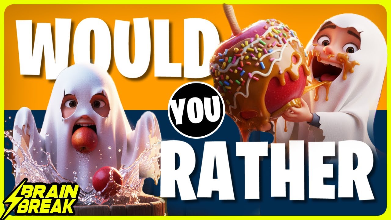 Would You Rather Brain Break ⚡️ Halloween Fun 👻 Freeze Dance for Kids ⚡️ Just Dance 👻 Danny GoNoodle