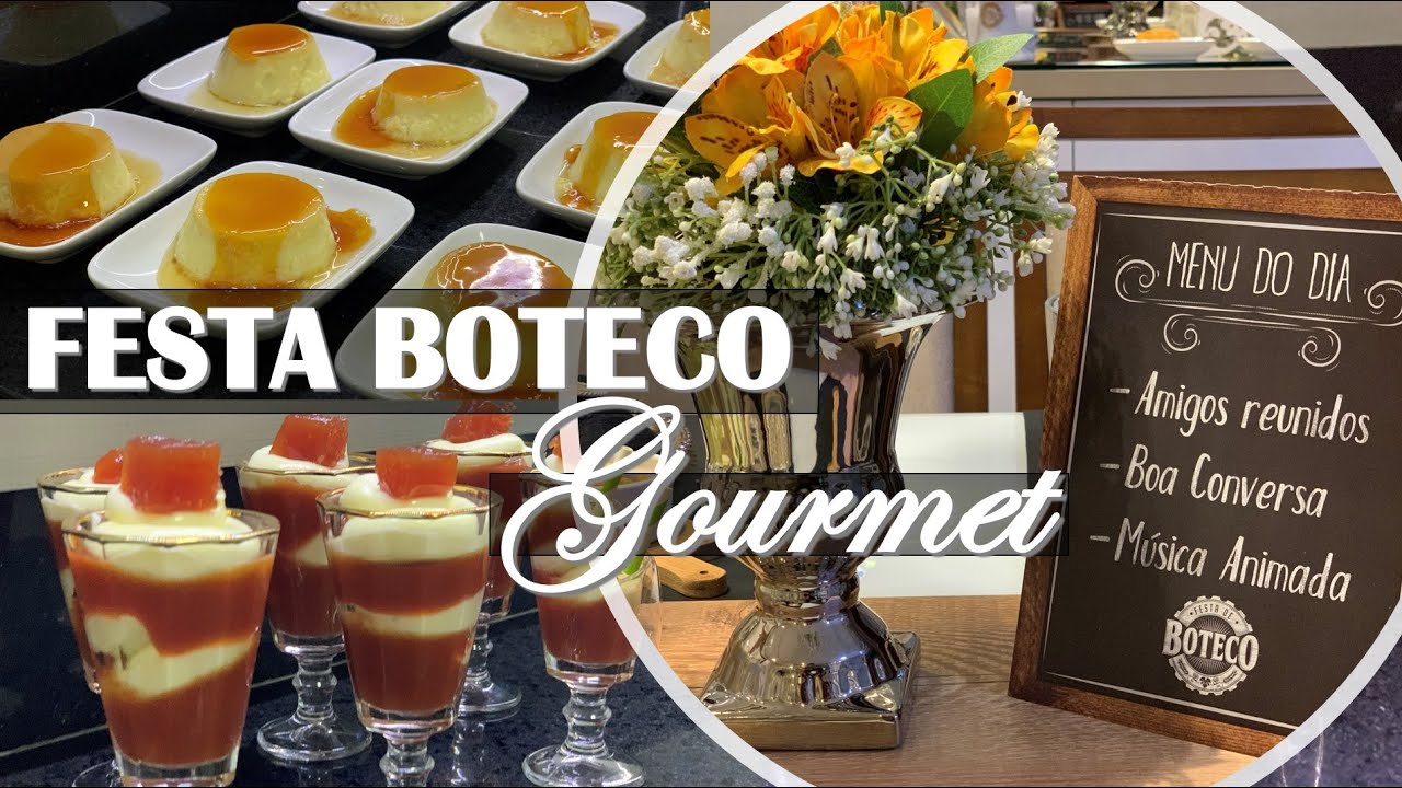 FESTA BOTECO GOURMET EM CASA | MESA POSTA, MINI SOBREMESAS E PAPELARIA | PARTE 1