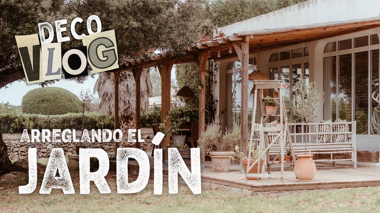 🏡🪴 DESCUBRE EL EXTERIOR DE NUESTRA CASA - Arreglamos el JARDÍN