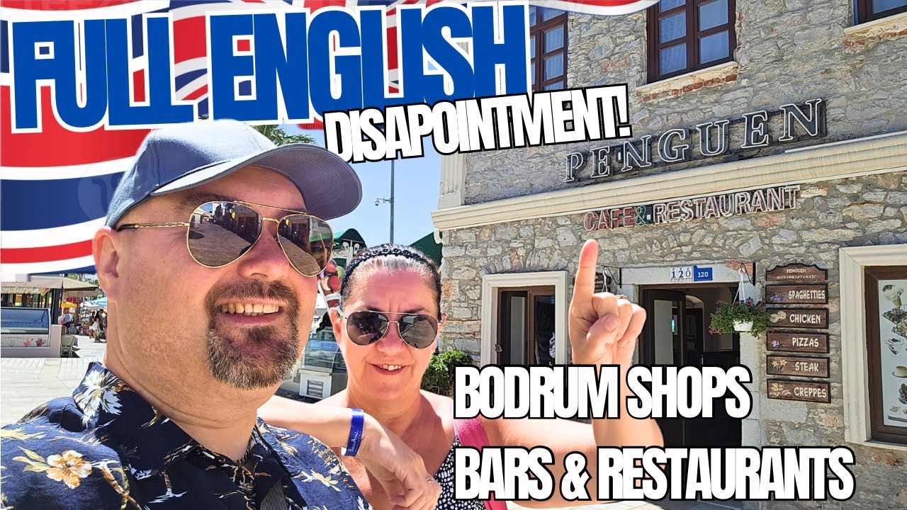 Full English MISTAKE at Penguen Cafe in Bodrum on our last day!