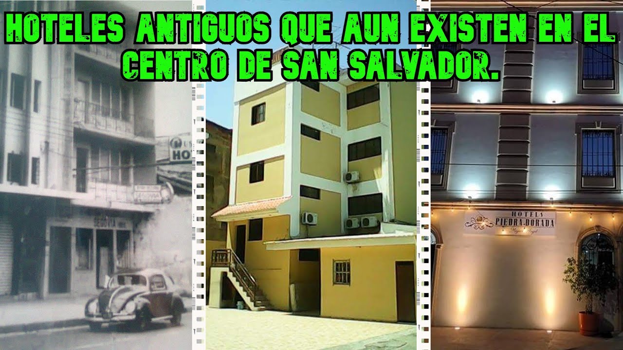 Sera que estos hoteles antiguos, aun existen en el centro de San Salvador...