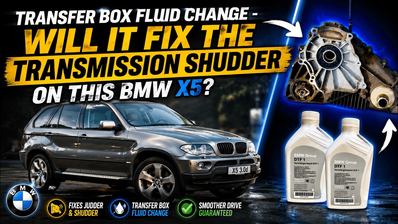 Transfer Box Fluid Change - BMW X5 E53 - Directional Transmission Judder/Shudder 4x4 SUV
