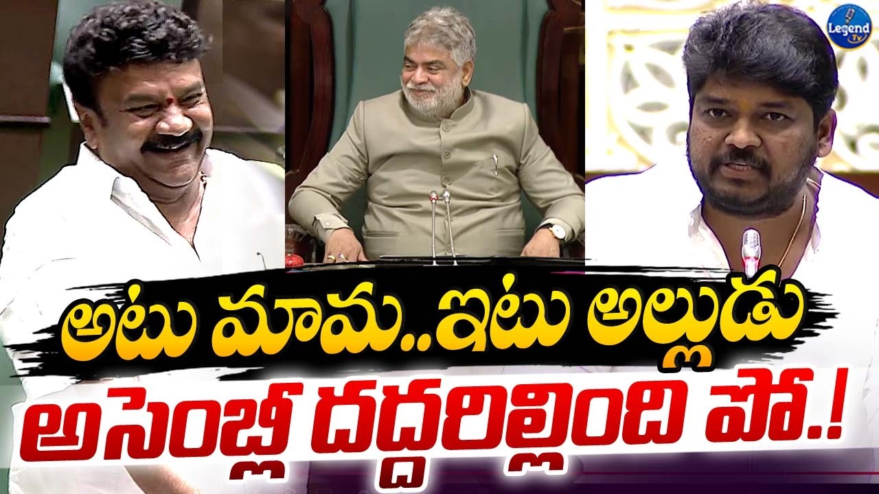 MLA Naveen Yadav And Talasani Srinivas Yadav Speeches In Assembly || LegendTv