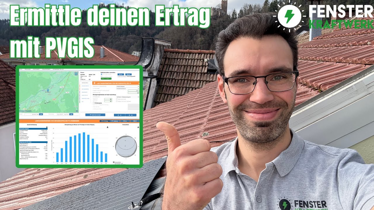 Ermittle den künftigen Ertrag deines Fensterkraftwerks und Balkonkraftwerks