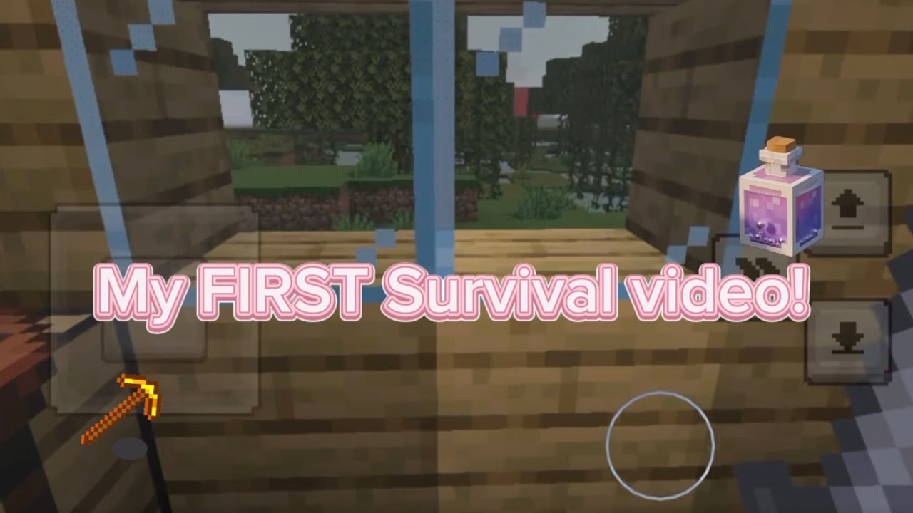 MY FIRST SURVIVAL VIDEO! 🥹🏡