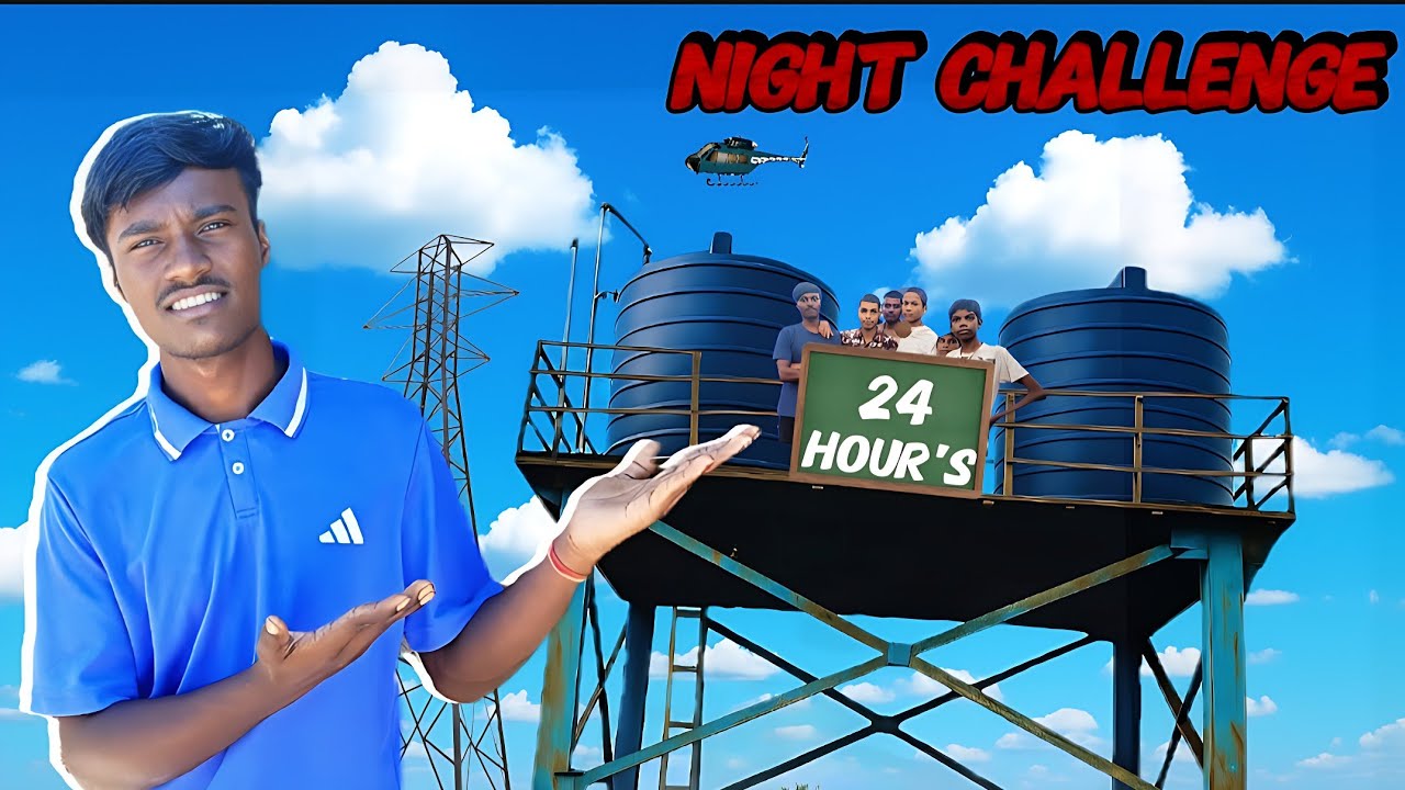 की टंकी पर Night Challenge | Scary & Funny Night Adventure