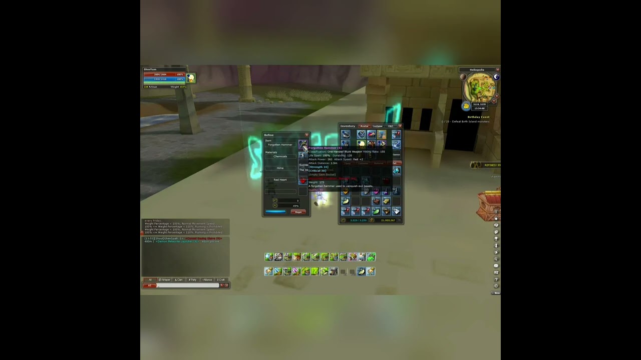 AruaROSE "Refinig Ra hammer"