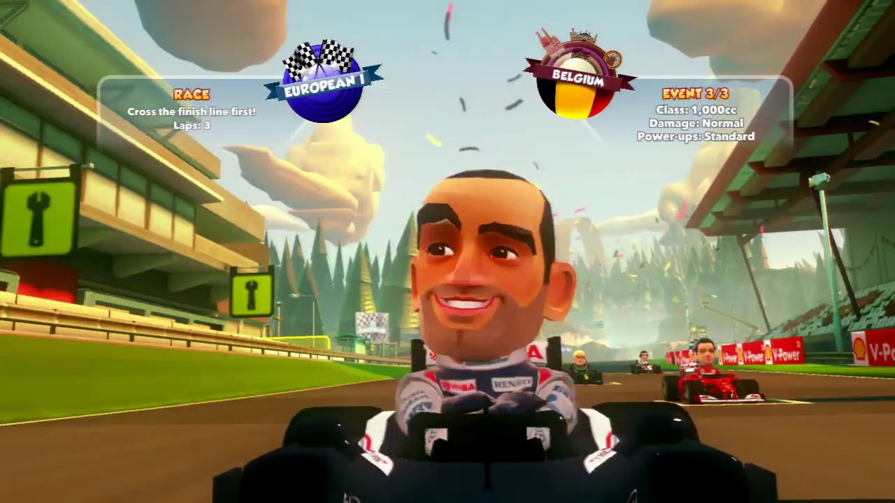F1 Race Stars: Split-Screen Multiplayer Gameplay - European Cup (11)