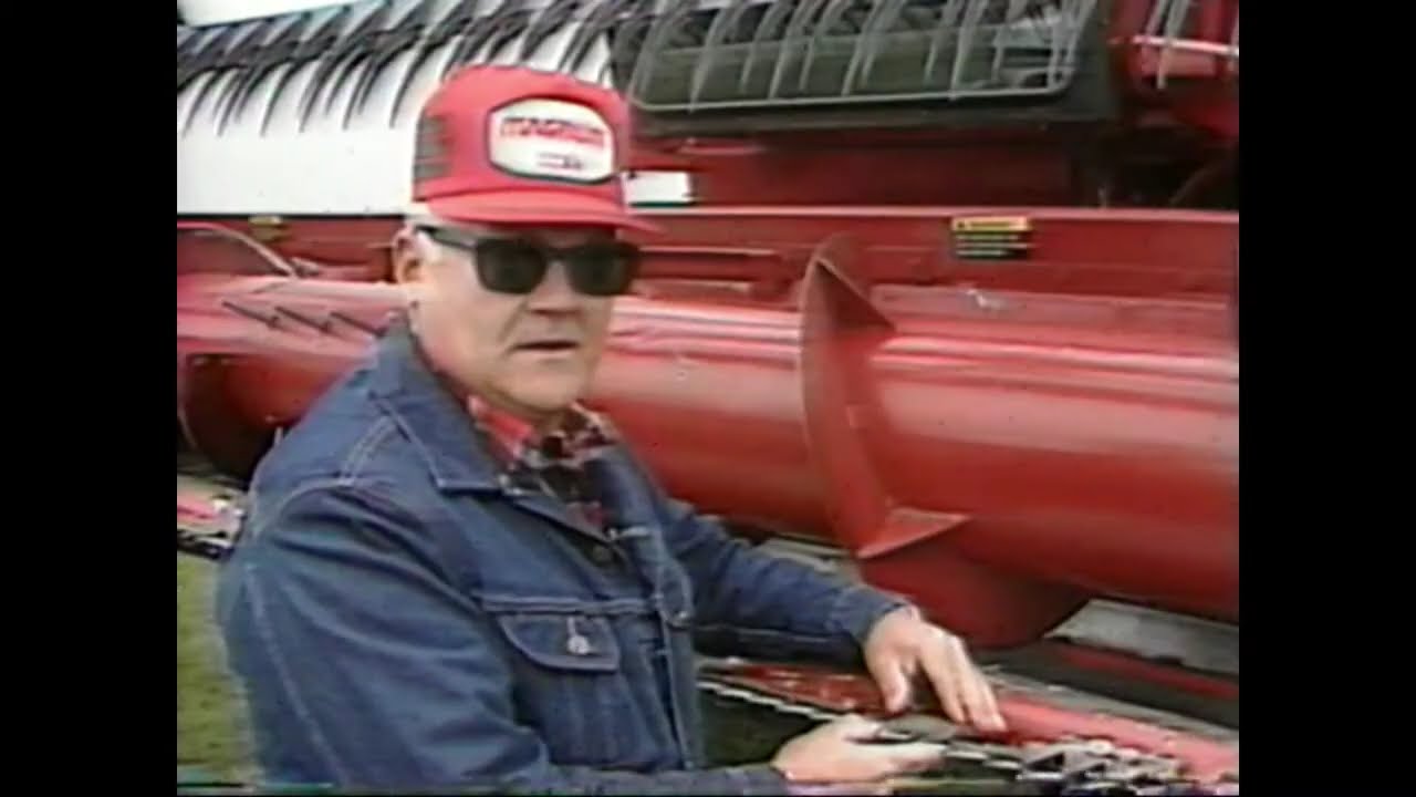 Setting the Case IH Axial Flow Combine for Soybean Harvesting 1990s