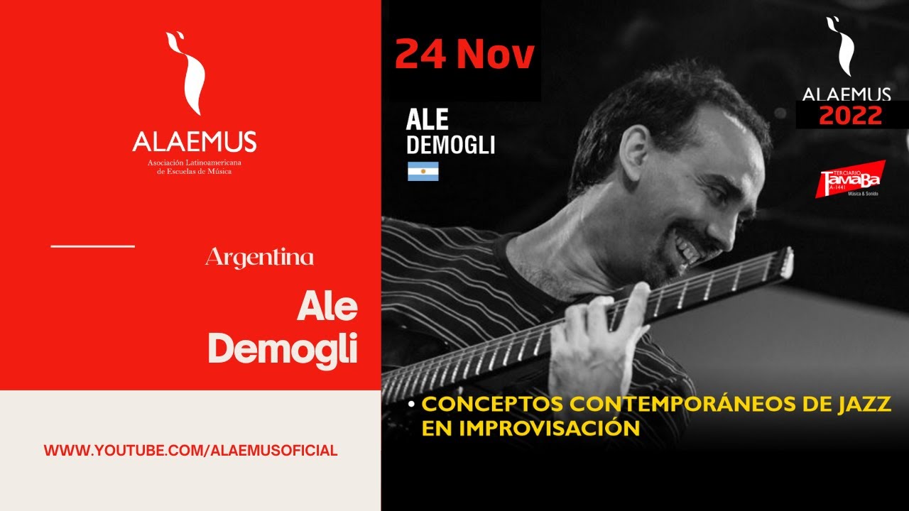 Conceptos contemporáneos de jazz en improvisación - Ale Demogli