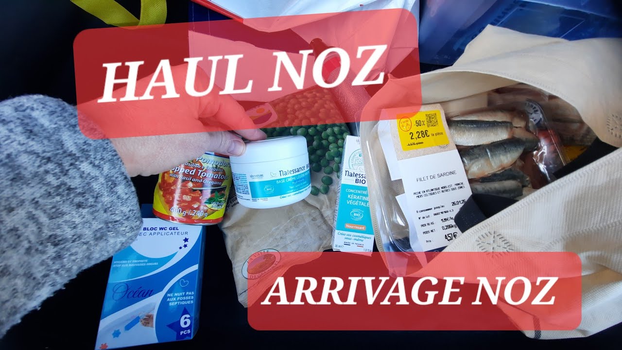 ARRIVAGE NOZ-noz arrivage- RETOUR de COURSES-HAUL NOZ 24 Janvier #noz #nozaddict #haul