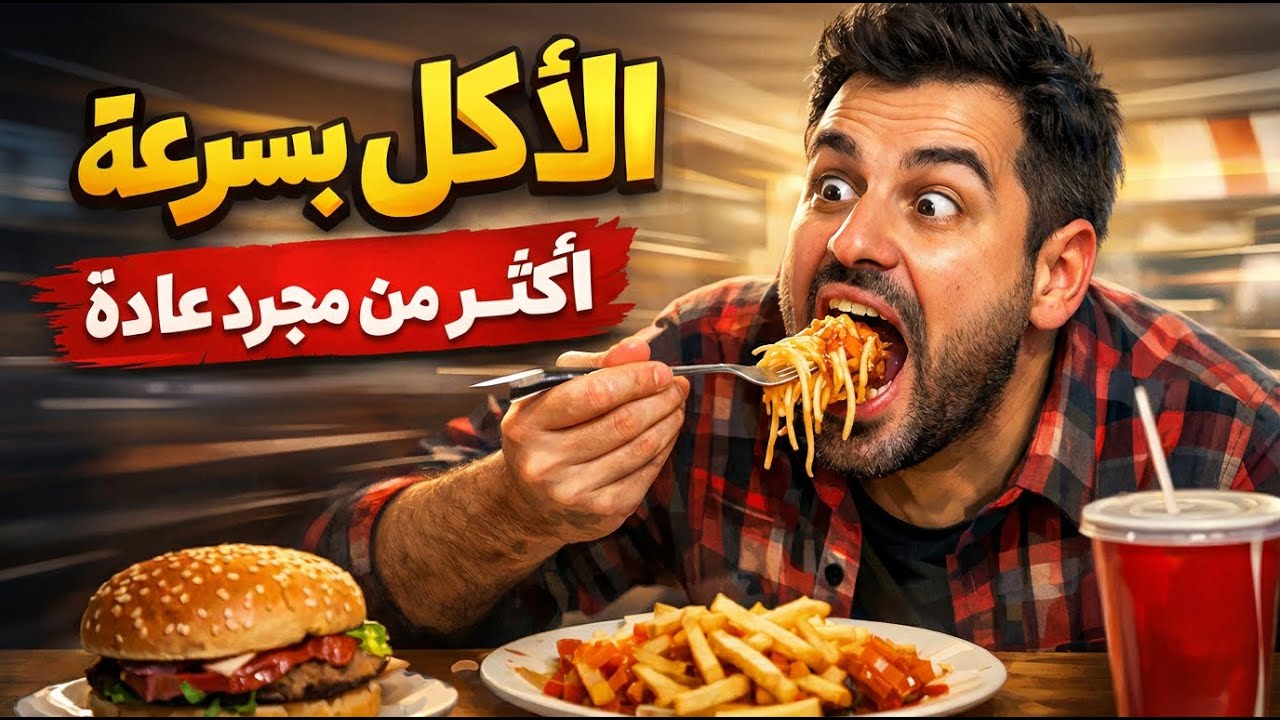 الأكل بسرعة: عادة أم إشارة نفسية؟