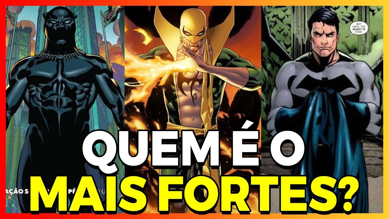 ✅ RANKING!! Os 10 MAIORES LUTADORES DA MARVEL e DC