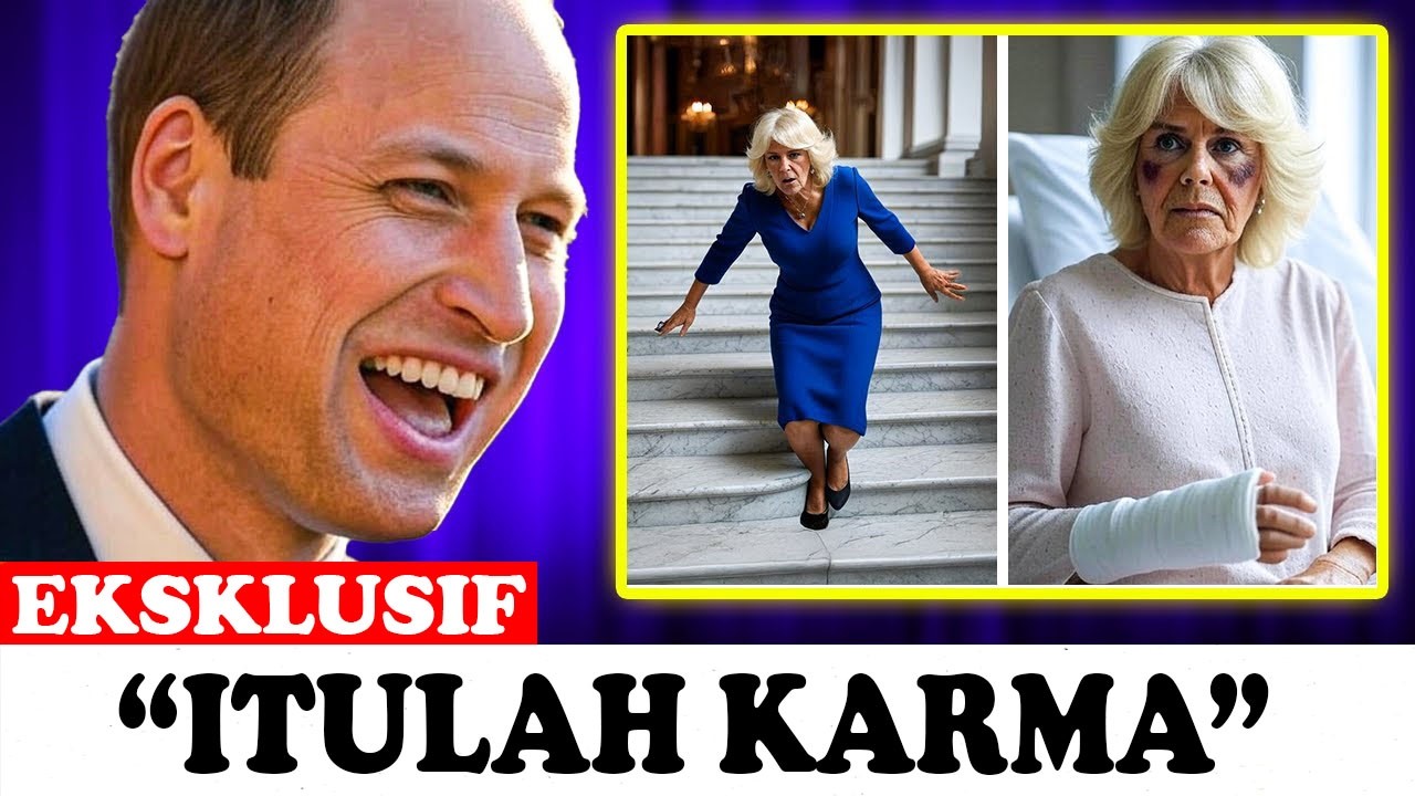 Camilla MENJERIT Setelah Jatuh dari Tangga Marmer—William Berpaling Sambil Tertawa