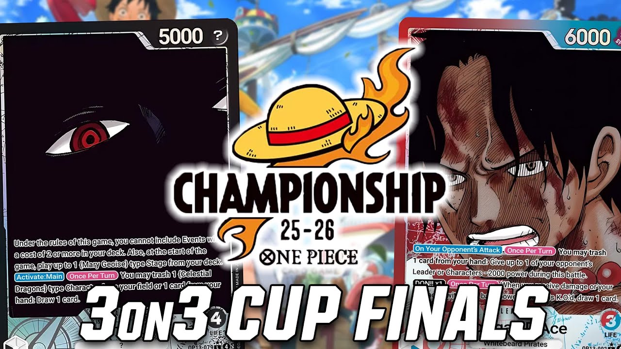 [OP13 FINALS] OP13 Ace vs. OP13 Imu || Aichi 3on3 Cup || One Piece Trading Card Game