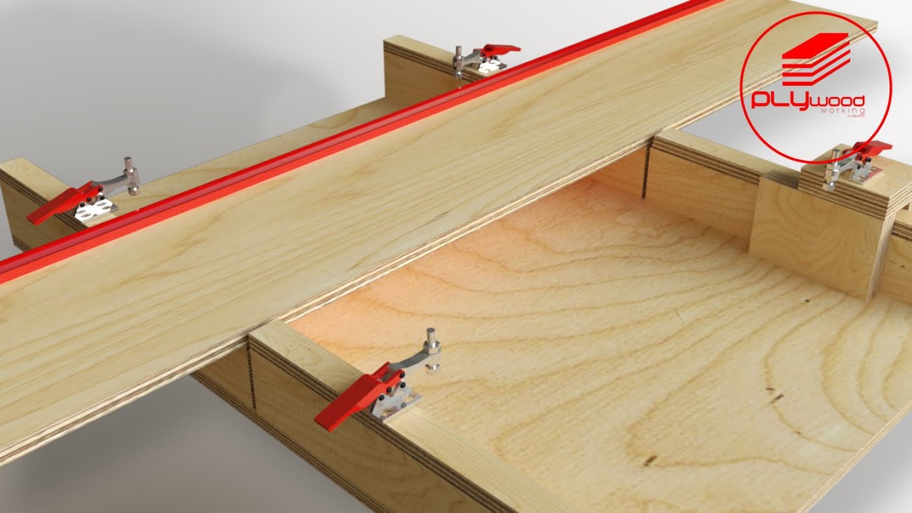 Track saw Crosscut sled Precision for Cut large and Small wood
