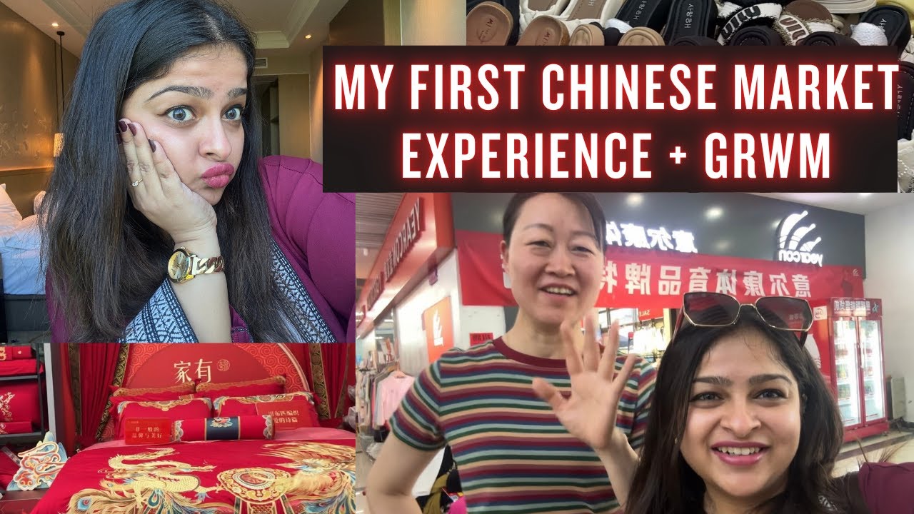 I Did My Makeup 💄 and Then Went to Explore HUANGYUAN COSTUME Market 🤩