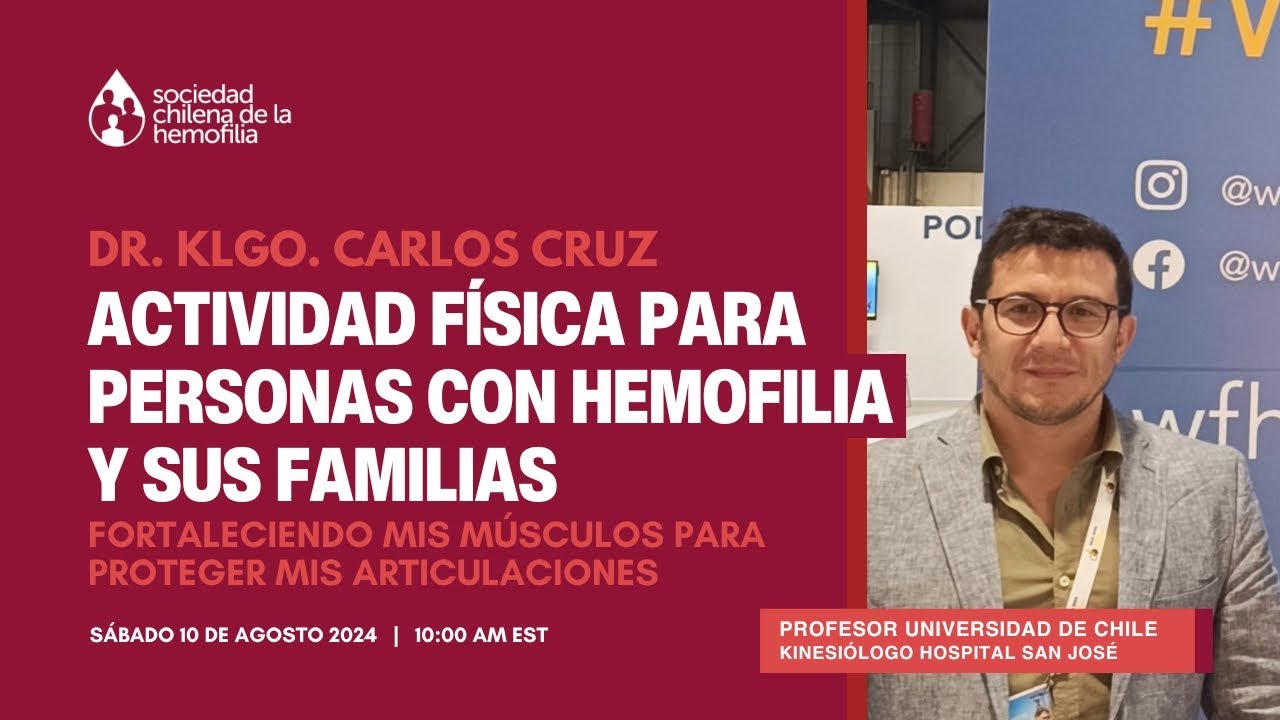 Actividad fisica para personas con hemofilia y sus familias | SOCHEM