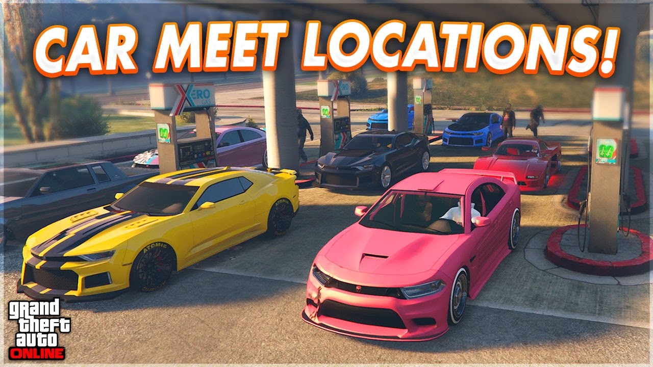 Best Locations For Car Meets in GTA 5 Online! (Beach Side, Parking Lots & More)