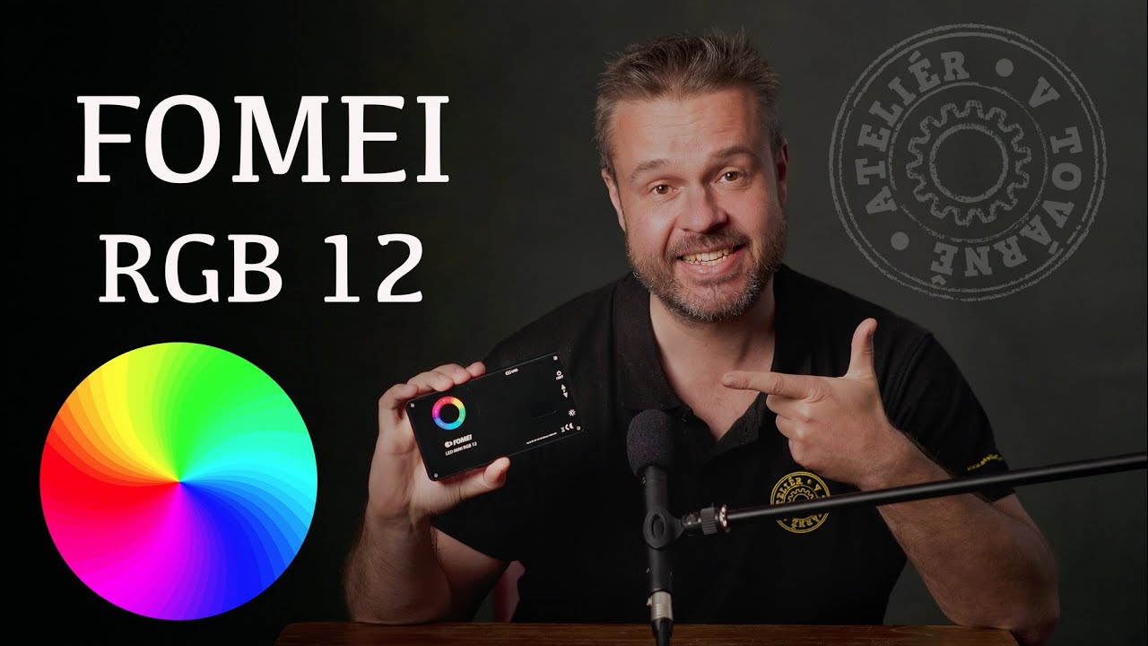 RGB led světlo od Fomei pro kreativní video i fotografii
