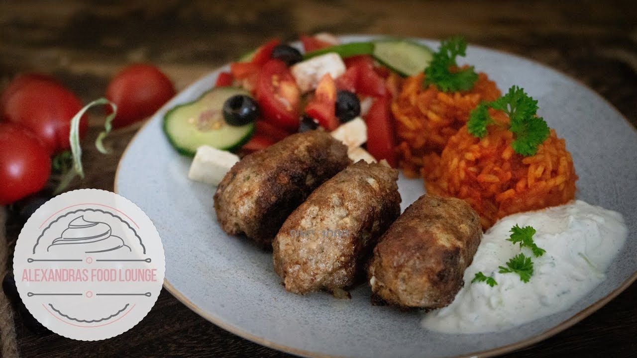 Bifteki mit Ziegenkäse/ Fetakäse/Griechische Fleischküchle