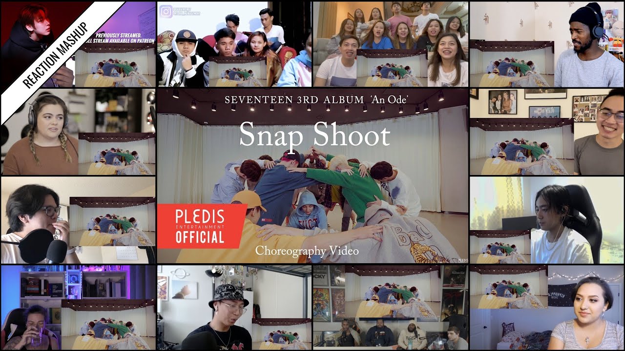 ‘[Choreography Video] SEVENTEEN - Snap Shoot’ reaction mashup