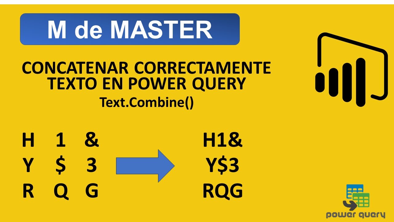 La forma correcta de concatenar varias columnas en una nueva con POWER QUERY V00004PQ TextCombine1