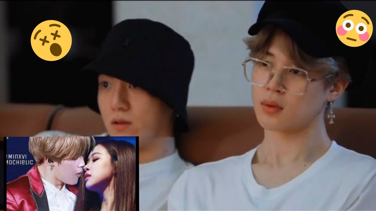 BTS Reaction to Jirose(Jimin&Rosè) Sweet Moments fmv💜🖤