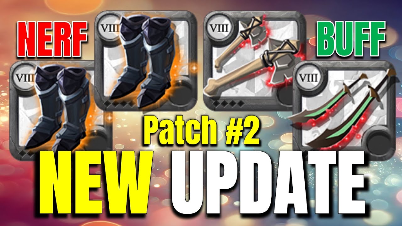 Demon Boots Nerf and Bearpaws Buff | Albion Online Rogue Frontier Patch #2